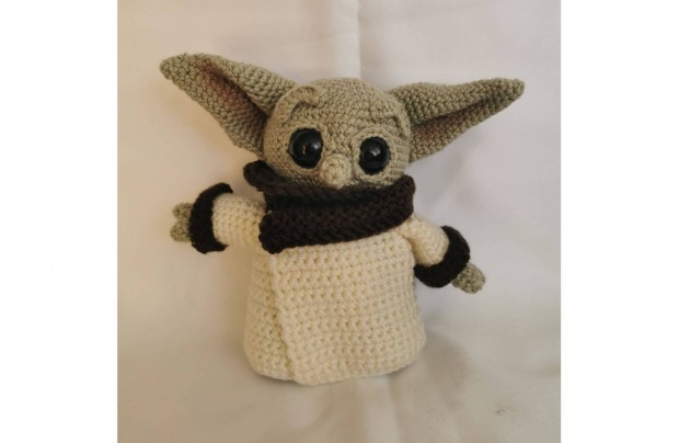 Grogu (Baby Yoda),amigurumi horgolssal kszl-18 cm, j! Elad