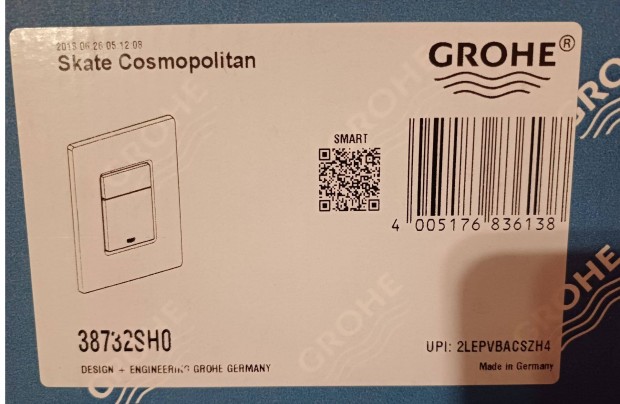 Grohe Skate Cosmopolitan nyomlap, fehr 38732SH0 (fehr) Elad!