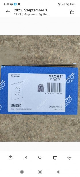 Grohe nyom panel