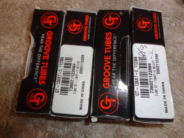 Groove Tubes ECC83 12ax7 X4 quad , j elektroncs