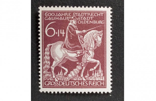 Grossdeutsches Reich postatiszta blyeg 1945 Oldenburg 600. vfordulj