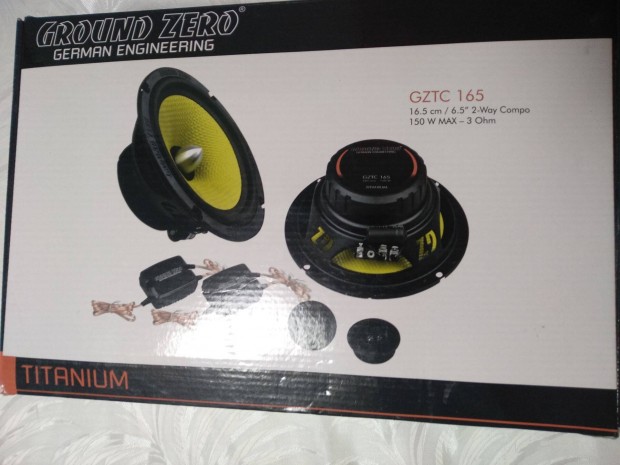 Ground Zero Gztc 165 16,5 cm-es Kompomens Hangszóró Szett