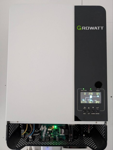 Growatt SPF 5000 Es sziget zem inverter elad (3db) 180eFt/db