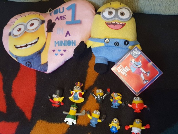 Gru Minyon figurk, tska, prna - Minions, j