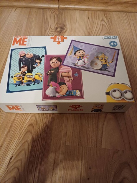 Gru minyonok puzzle