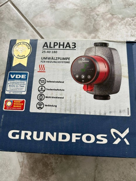 Grundfos Alpha 3 keringet szivatty