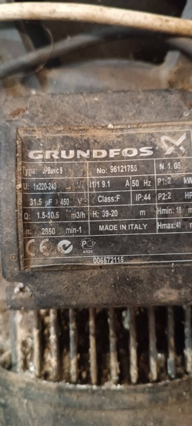 Grundfos JP Basic 9 ntz szivatty