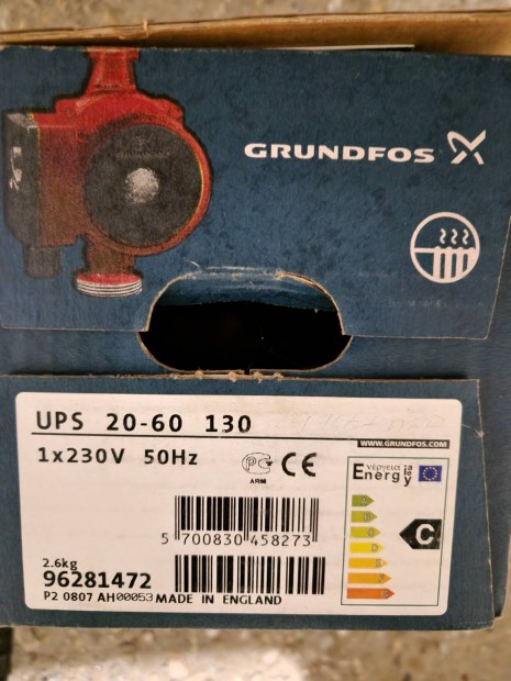 Grundfos UPS 20-60 130 keringett j