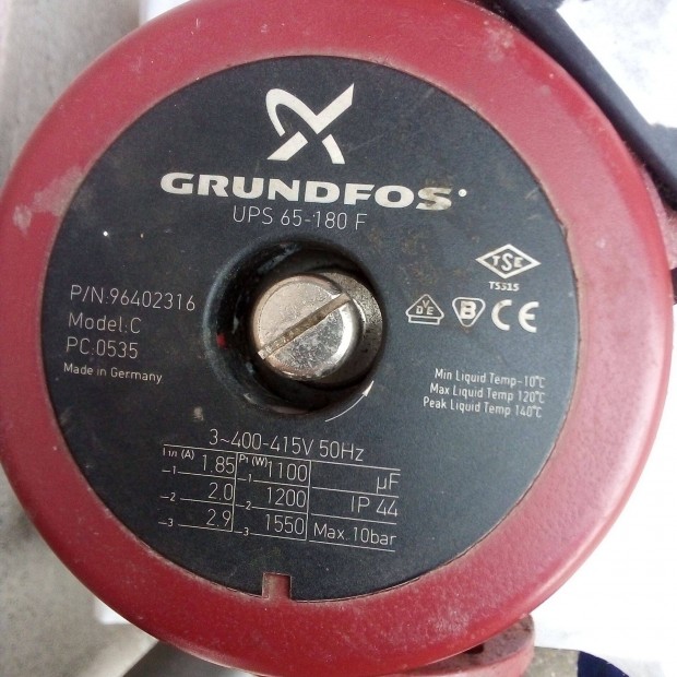 Grundfos UPS 65-180 F Ipari vzforgat szivatty