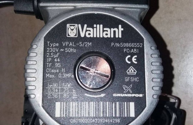 Grundfos / Vaillant Vpal-5/2M keringet szivatty eredeti atmotec pro