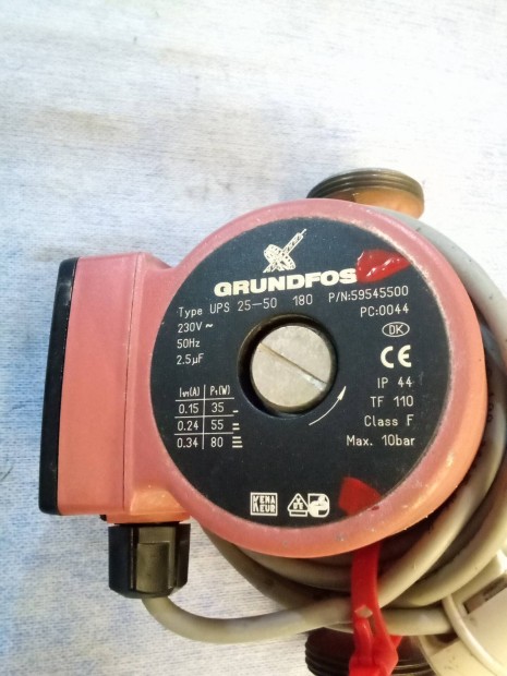 Grundfos ftsi keringet szivatty UPS 25/50 hrom fokozat 