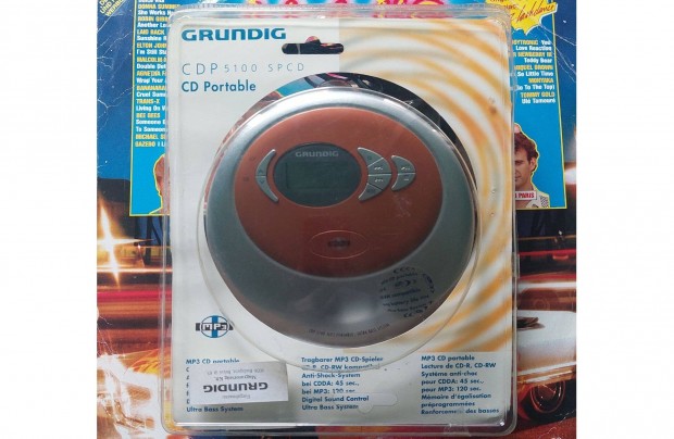 Grundig CDP 5100 Spcd MP3 CD-RW Discman CD Lejátszó CD Walkman