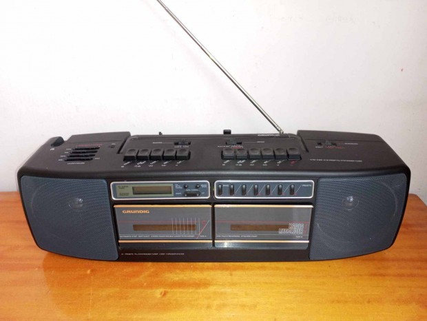 Grundig RR-1400 dupla kazetts stereo rdis magn