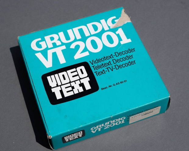 Grundig VT 2001 teletext dekder (?)