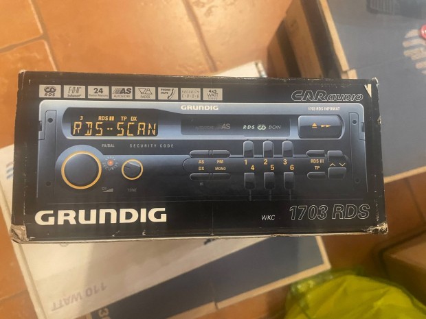 Grundig Wkc 1703 rdis - magn, j, dobozos , NOS kszlk