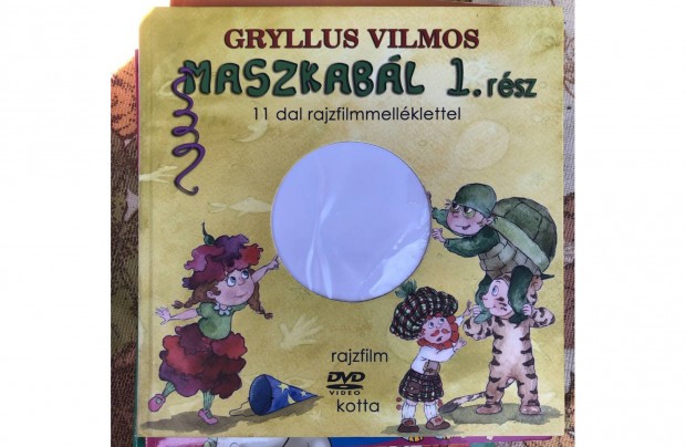 Gryllus Vilmos:Maszkabl 1. knyv dvd nlkl 1000 Ft