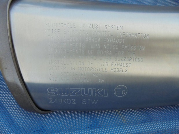 Gsx-S 1000-es gyri j kipufog elad