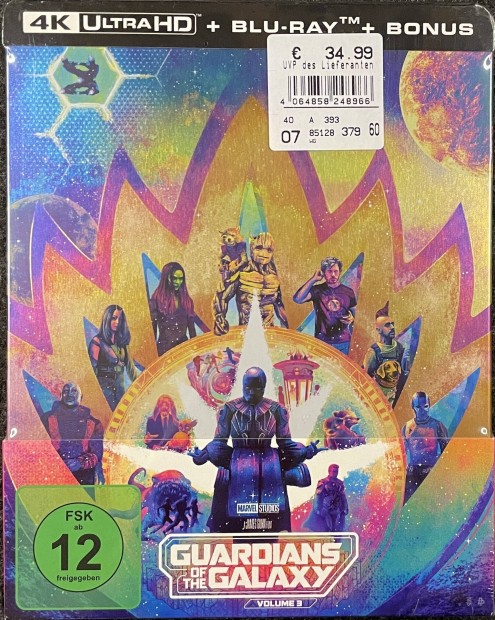 Guardians Of The Galaxy vol.3. (4K UHD + BD) steelbook (nincs magyar)