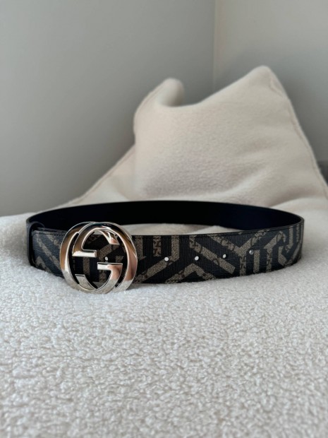 Gucci GG Supreme Interlocking G v - Fekete/Barna/Ezst