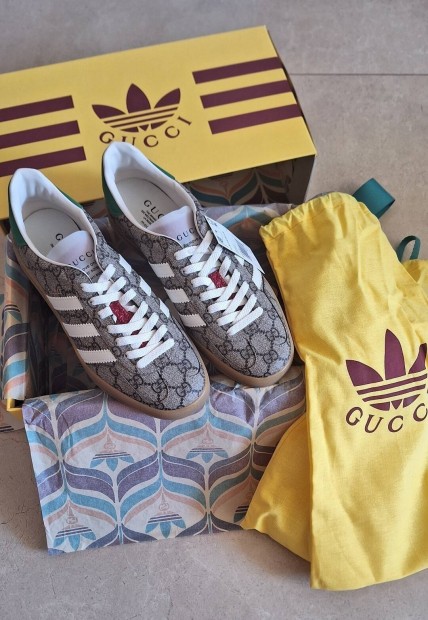 Gucci X Adidas Gazelle sneaker 43 1/3