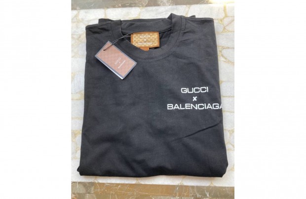 Gucci x Balenciaga frfi XL-es fekete pl