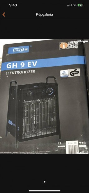 Gde GH 9 EV elektromos ft (9 kW; 400 V) 