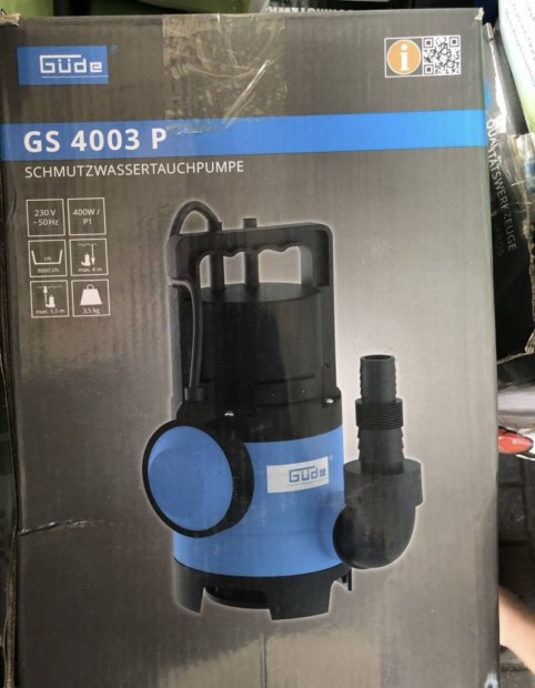 Gde GS 4003 P szennyvzszivatty 400W