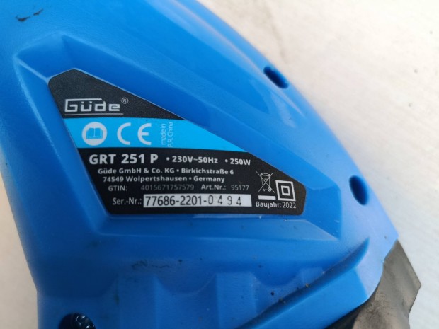 Güde elektromos szegelynyíró
