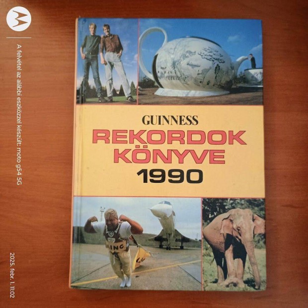 Guiness Rekordok knyve 1990