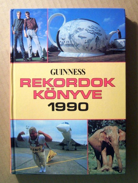 Guinness Rekordok Knyve 1990 (10kp+tartalom)