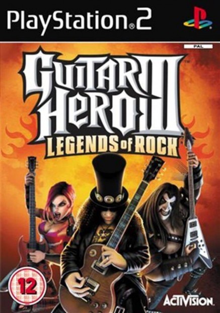 Guitar Hero 3 Legends Of Rock + 2 Controllers eredeti Playstation 2 j
