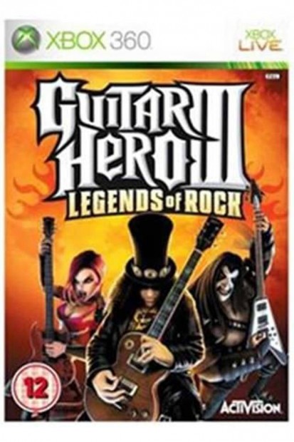 Guitar Hero 3 (With Guitar) eredeti Xbox 360 jtk