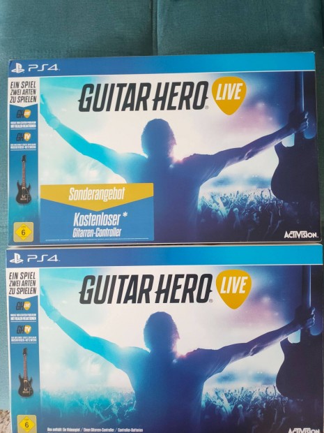 Guitar Hero Live Ps4 2DB Gitár Debrecenben Eladó