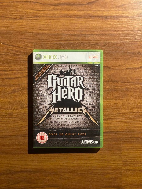 Guitar Hero Metallica eredeti Xbox 360 jtk