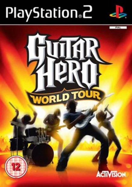 Guitar Hero World Tour + Guitar Only eredeti Playstation 2 jtk