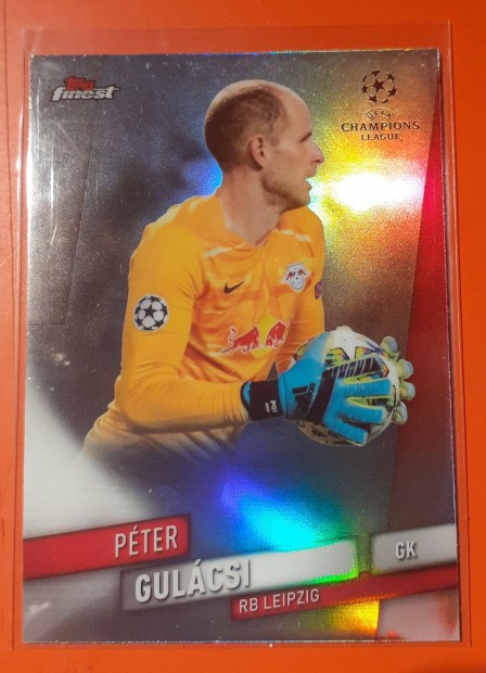 Gulcsi Pter Topps Finest base s refractor focis krtyk