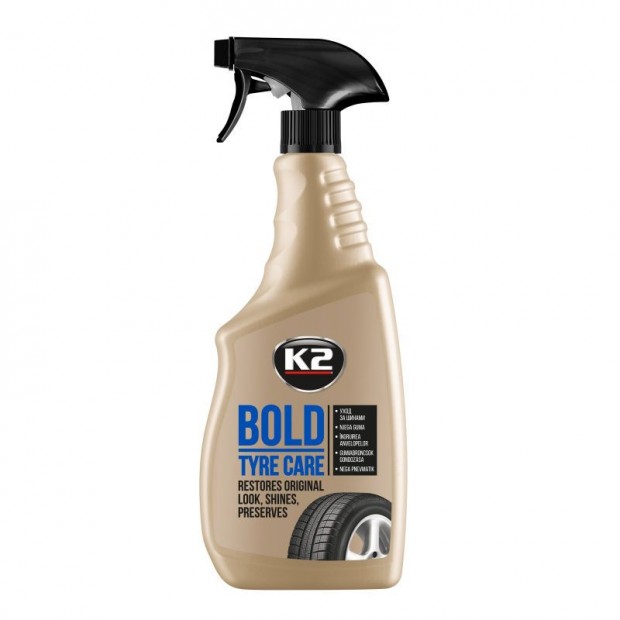 Gumiápoló spray K2 Bold 700ml