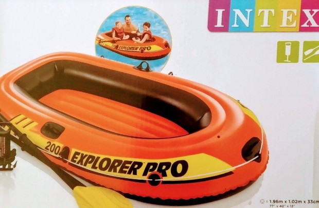 Gumicsnak Intex Explorer pro 200 j Max 120 KG Eredeti Dobozban