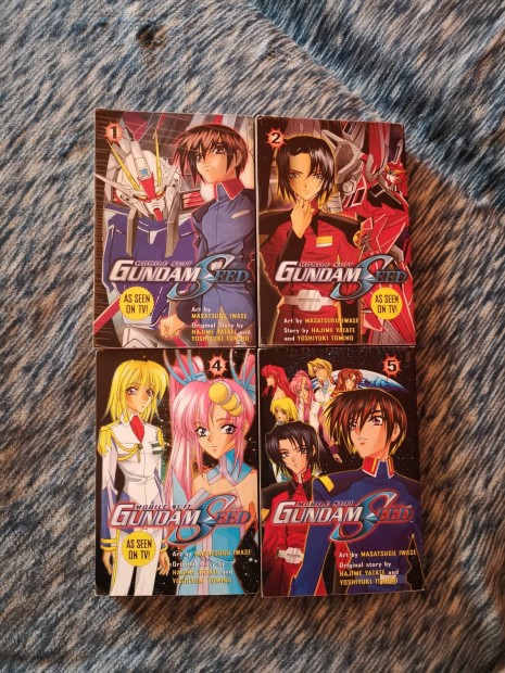 Gundam seed manga nagyon ritka