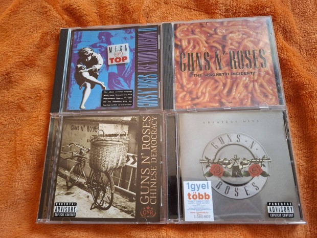 Guns N' Roses cd csomag elad