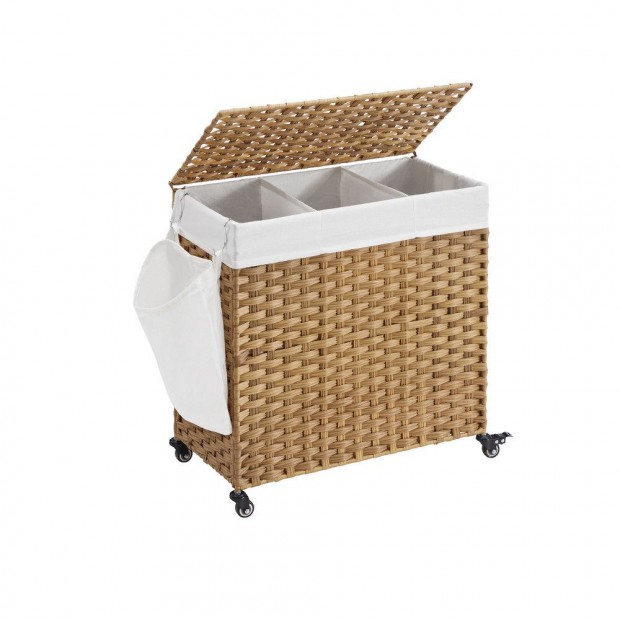 Guruls polyrattan szennyeskosr - Songmics - 140 L