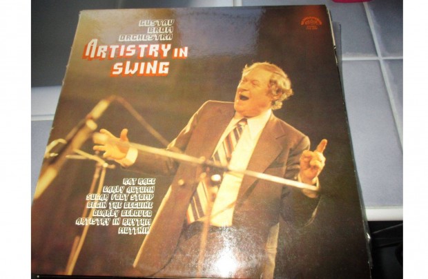 Gustav Brom orchestra Swing bakelit hanglemez elad