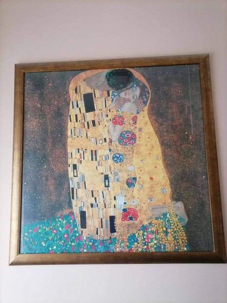 Gustav Klimt - A csk keretezett, vegezett kp
