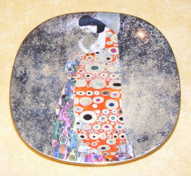 Gustav Klimt porceln falitnyr, dsztnyr