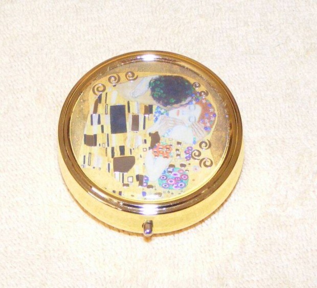 Gustav Klimt tükrös szelence, dobozka
