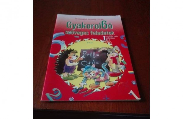 Gyakorl szveges feladatok 1. osztlyosoknak, j