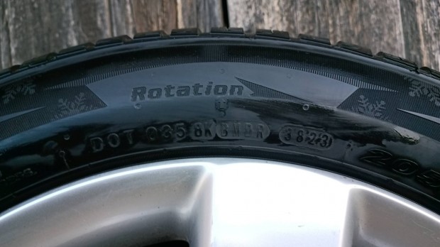 Gyri 16"-os Audi/VW alufelni, jszer tligumival. 205/55 R16 mret