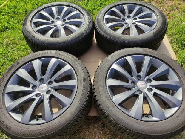 Gyári 5x112 R17 SEAT VW Skoda AUDI felni 225/50 R17 Continental gumi