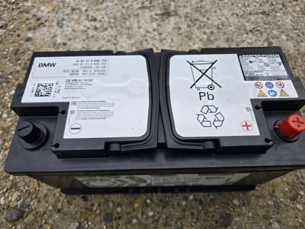 Gyri BMW Varta AGM 92Ah 850A akkumultor