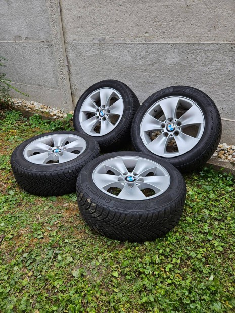 Gyári Bmw alufelni szett téli gumival (5x120 R16)